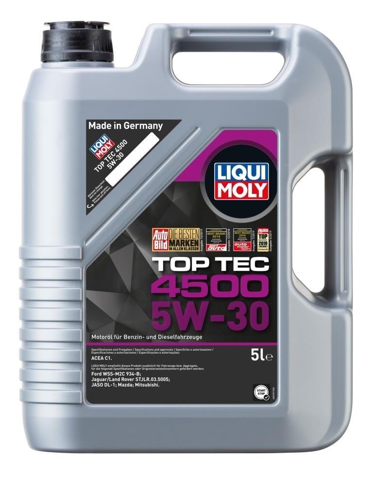 LIQUI MOLY "Top Tec 4500" 5W30 C1 5L синтетическое моторное масло 2318/2378
